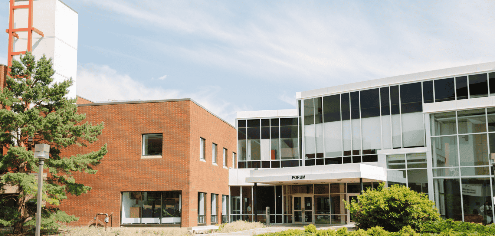 Photo taken in Augustana Campus Quad of Faith &amp; Life Centre and Forum buildings. 