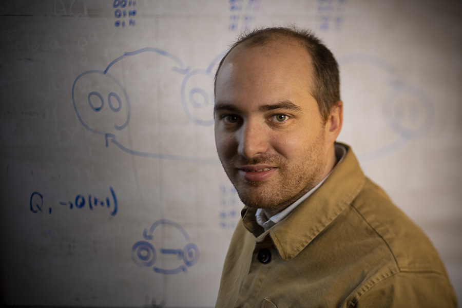 New faculty member Thibaud Luttelier.