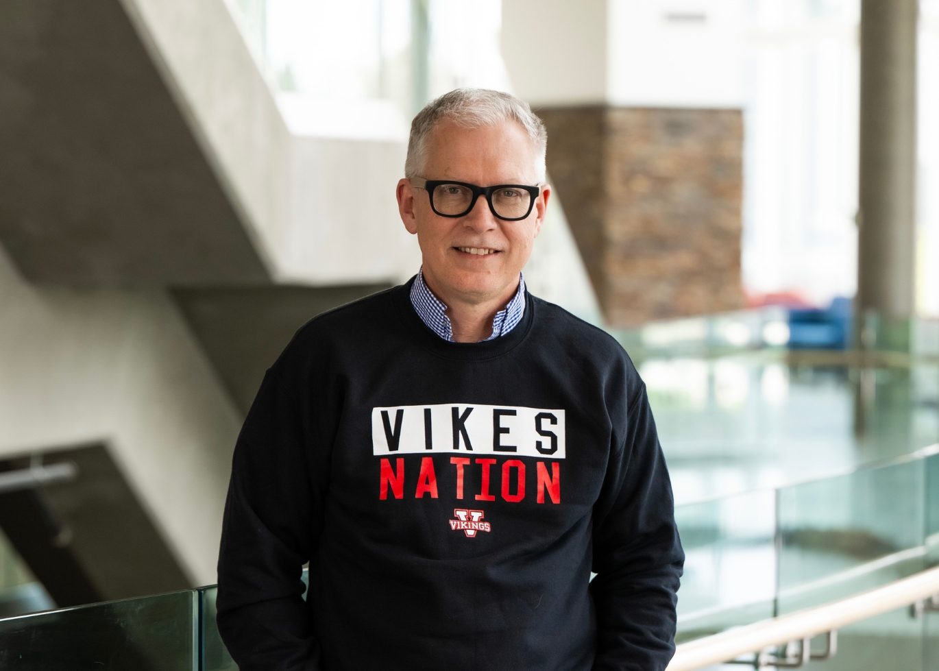 Portrait headshot of Augustana dean John Perkins