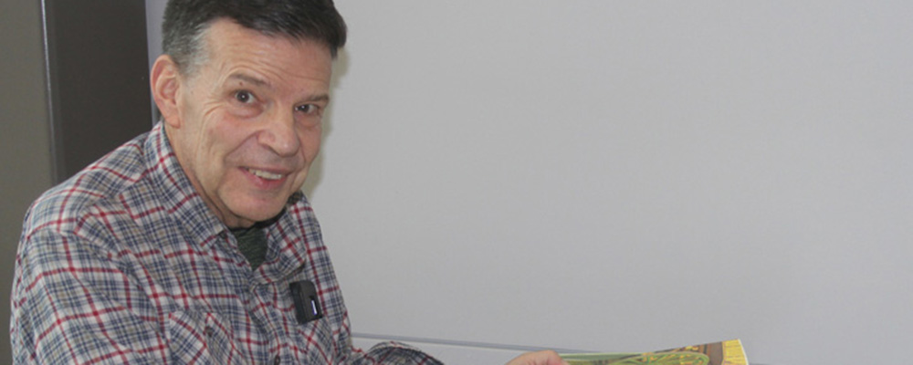 Augustana professor of drama, Paul "Sparky" Johnson.