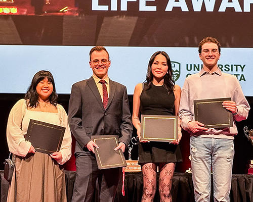 2025 Augustana Leadership Award recipients
