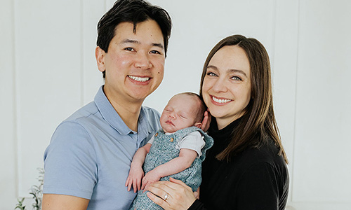 ames and Kalissa Vy with their son Cooper.