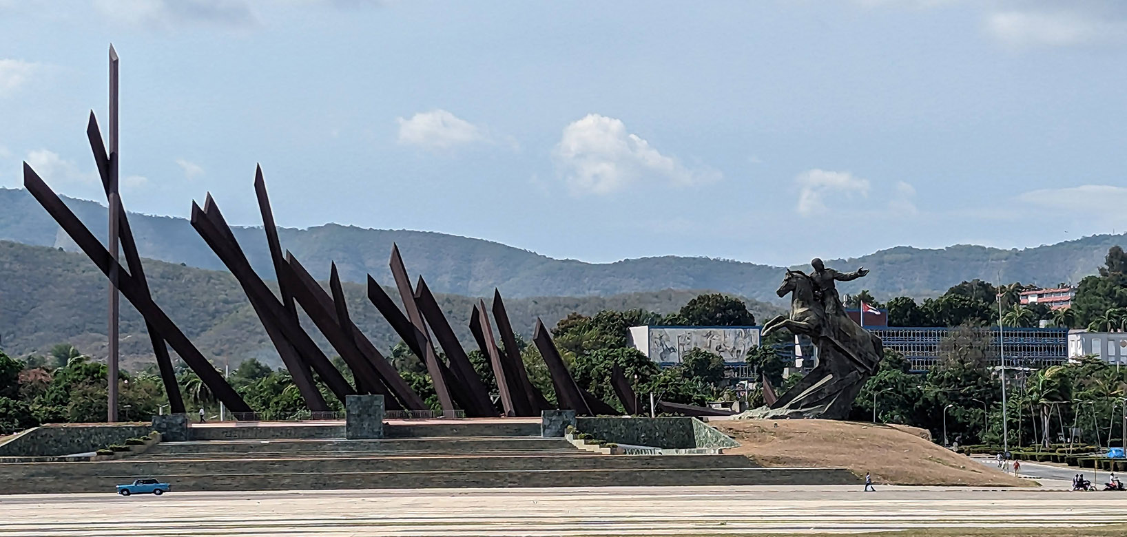 Plaza de la Revolución in Santiago de Cuba.