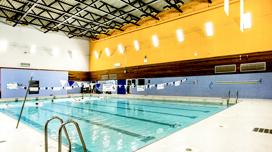Pool at North Campus facilities.