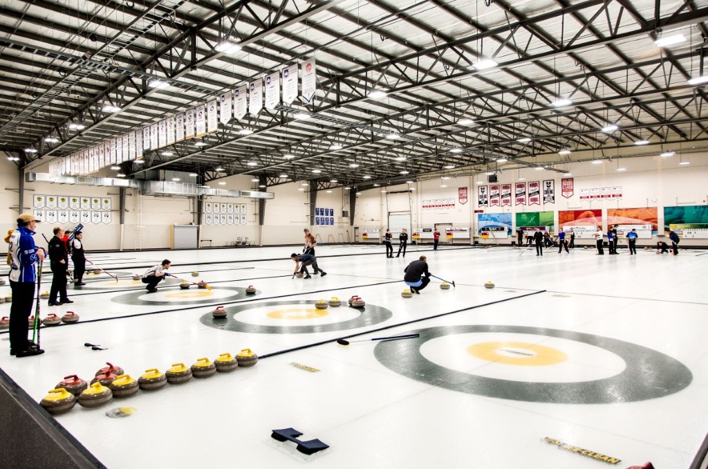 Curling at the Saville Curling Centre