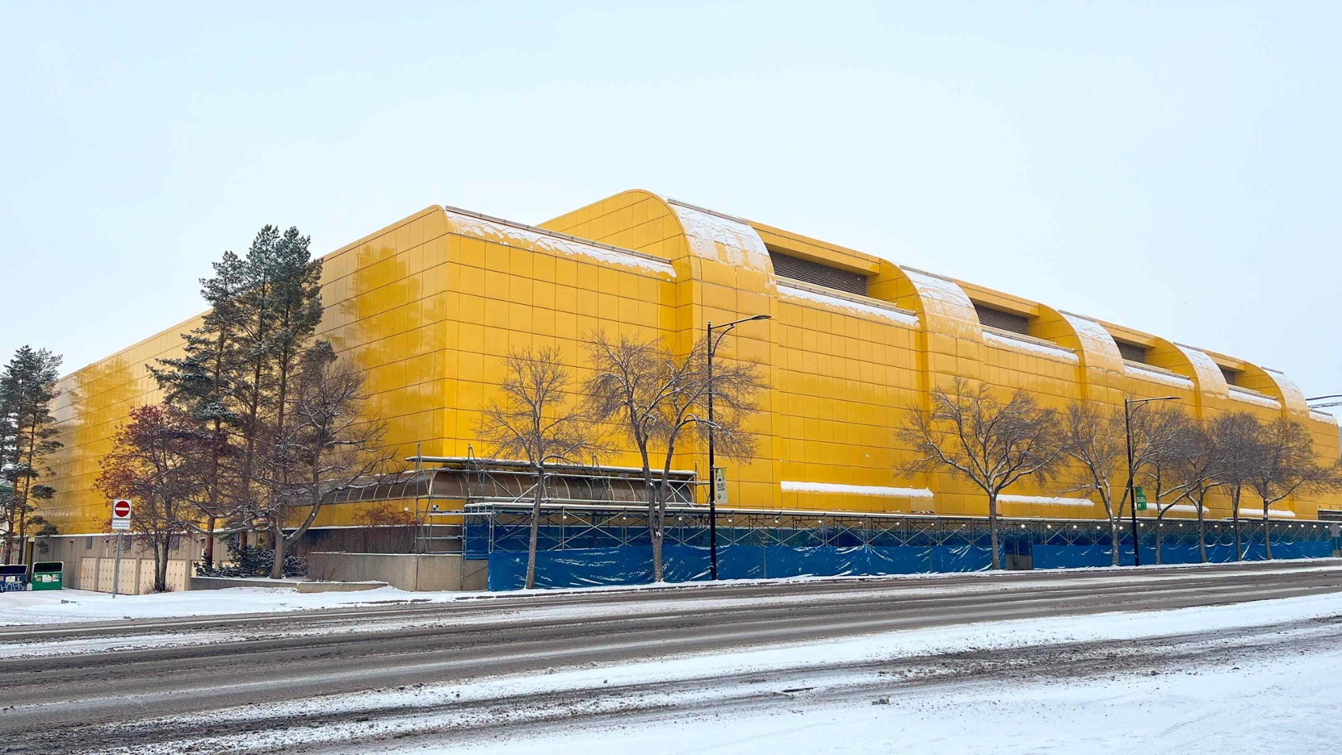 Exterior view of the Universiade Pavilion