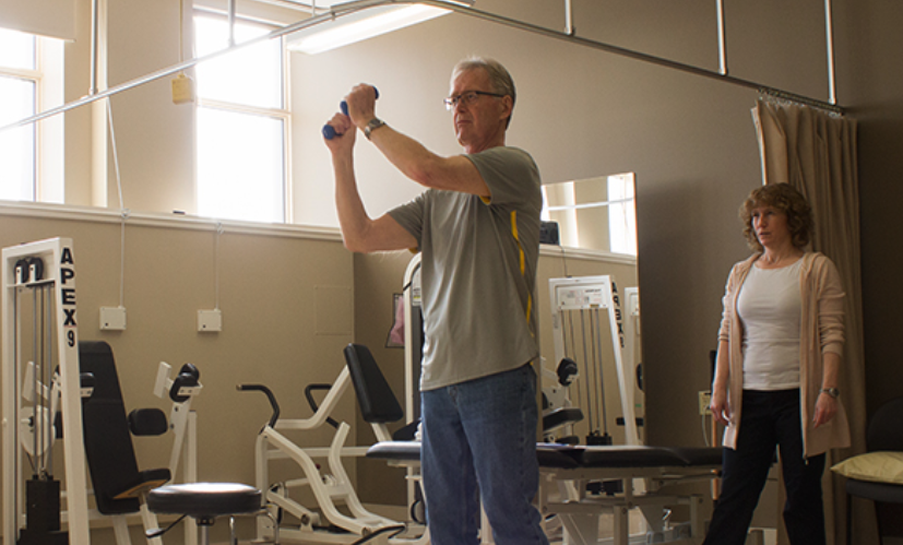 Margaret McNeely with a cancer survivor