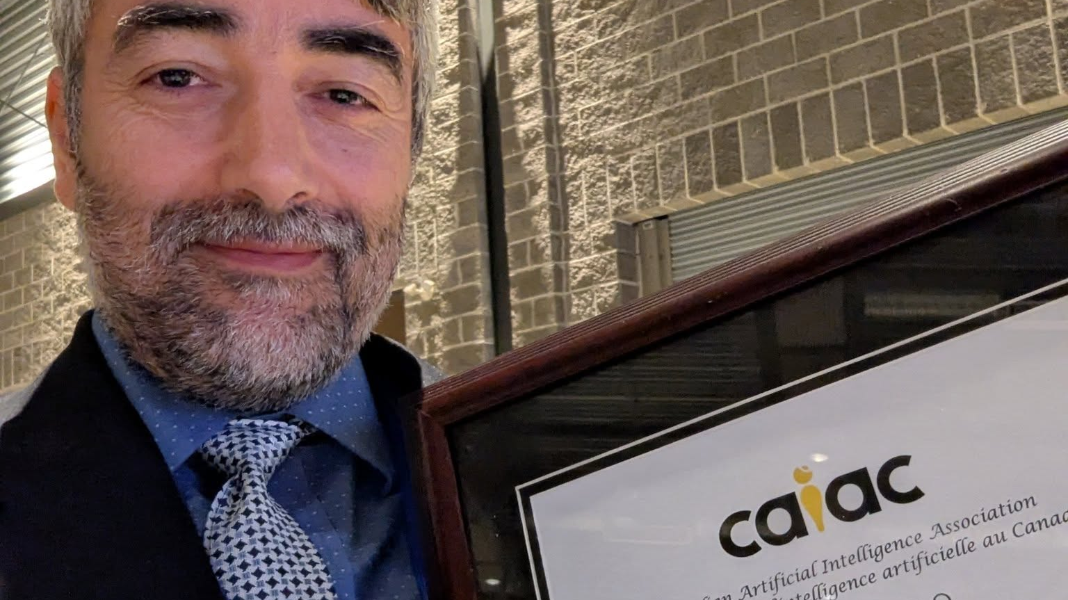Osmar Zaiane receives the 2025 CAIAC Lifetime Achievement Award