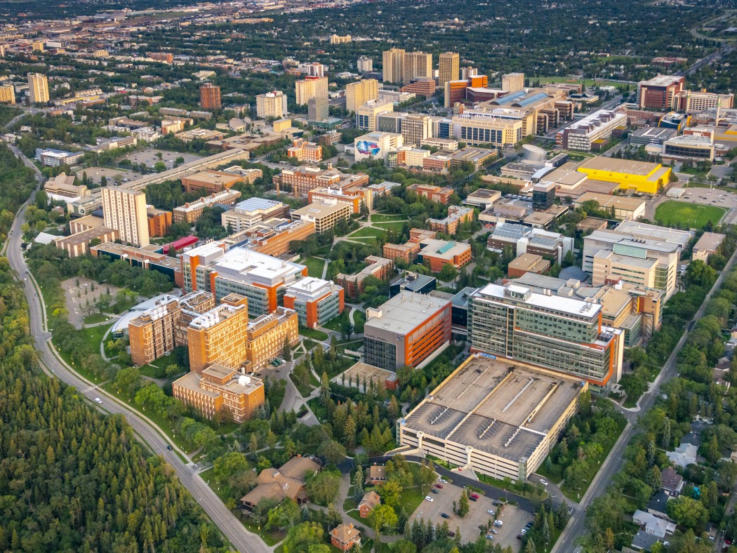 Ariel view of U of A North Campus