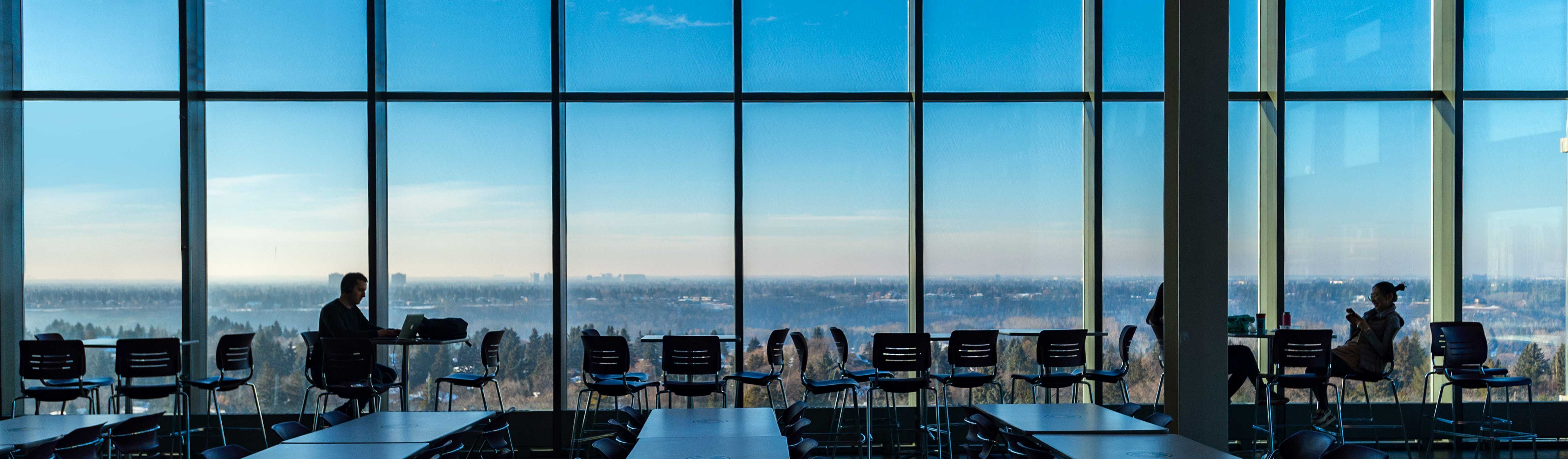 Students studying in DICE