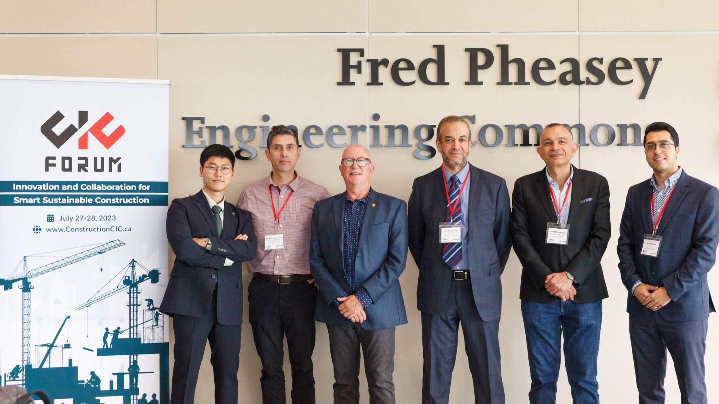 CIC Forum members posing together