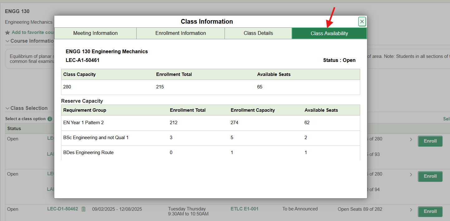 reserve capacity in bear tracks