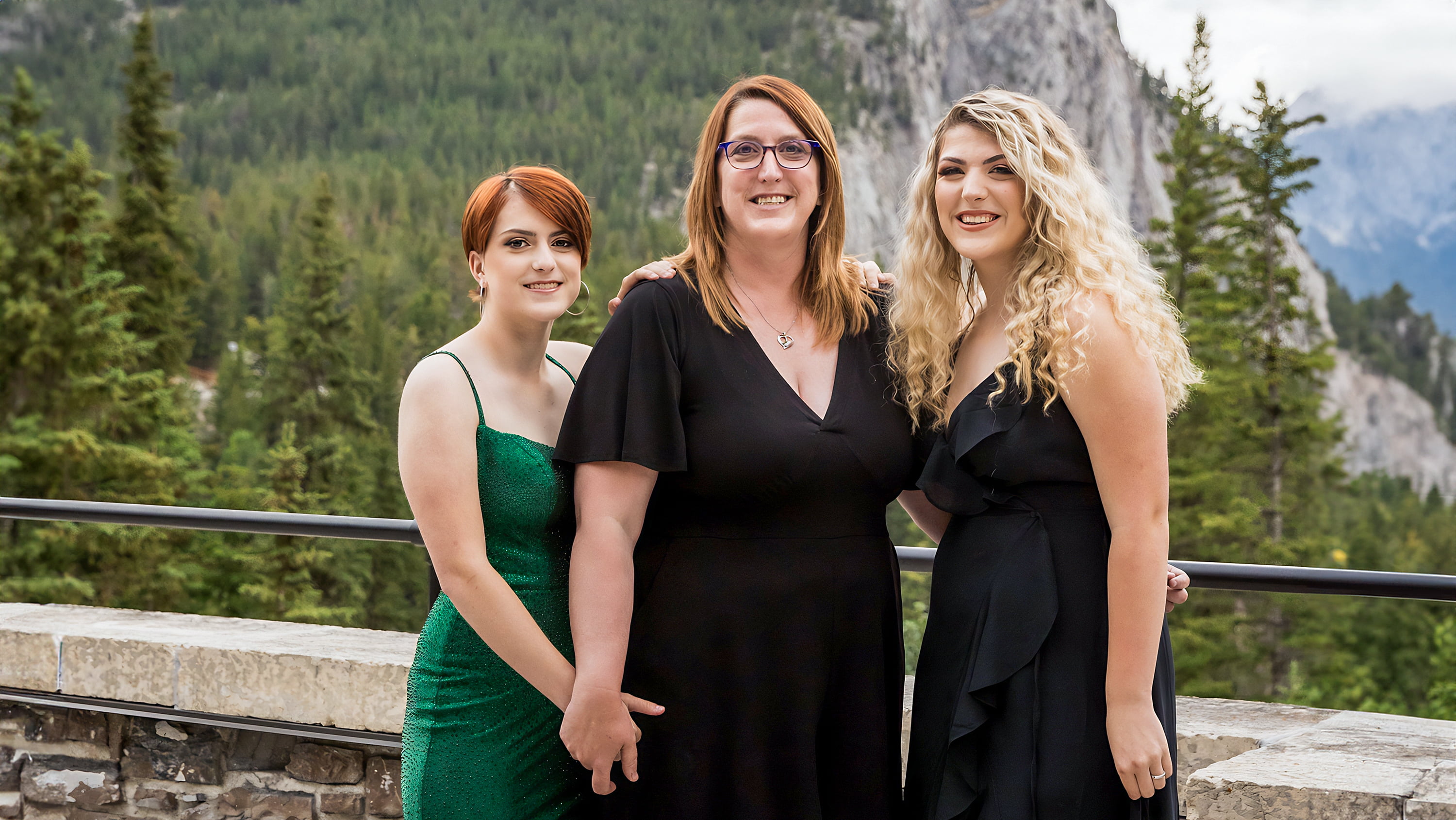 Nurse practitioner Wendy Beaudoin’s research taps into her own family’s experiences with the stress of pediatric neurosurgery for her eldest daughter Olivia (left). (Photo: Supplied)