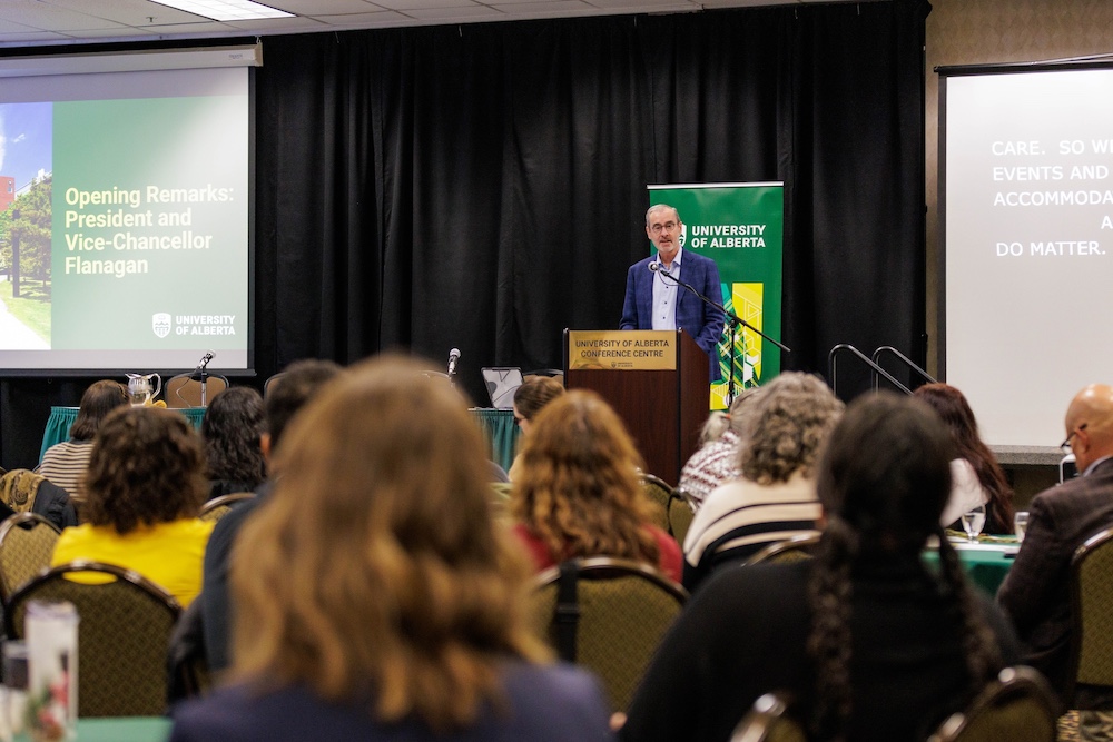 President Flanagan providing opening remarks at the 2025 Safety Summit