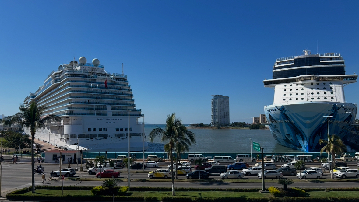 Cruise port in Puerto Vallarta