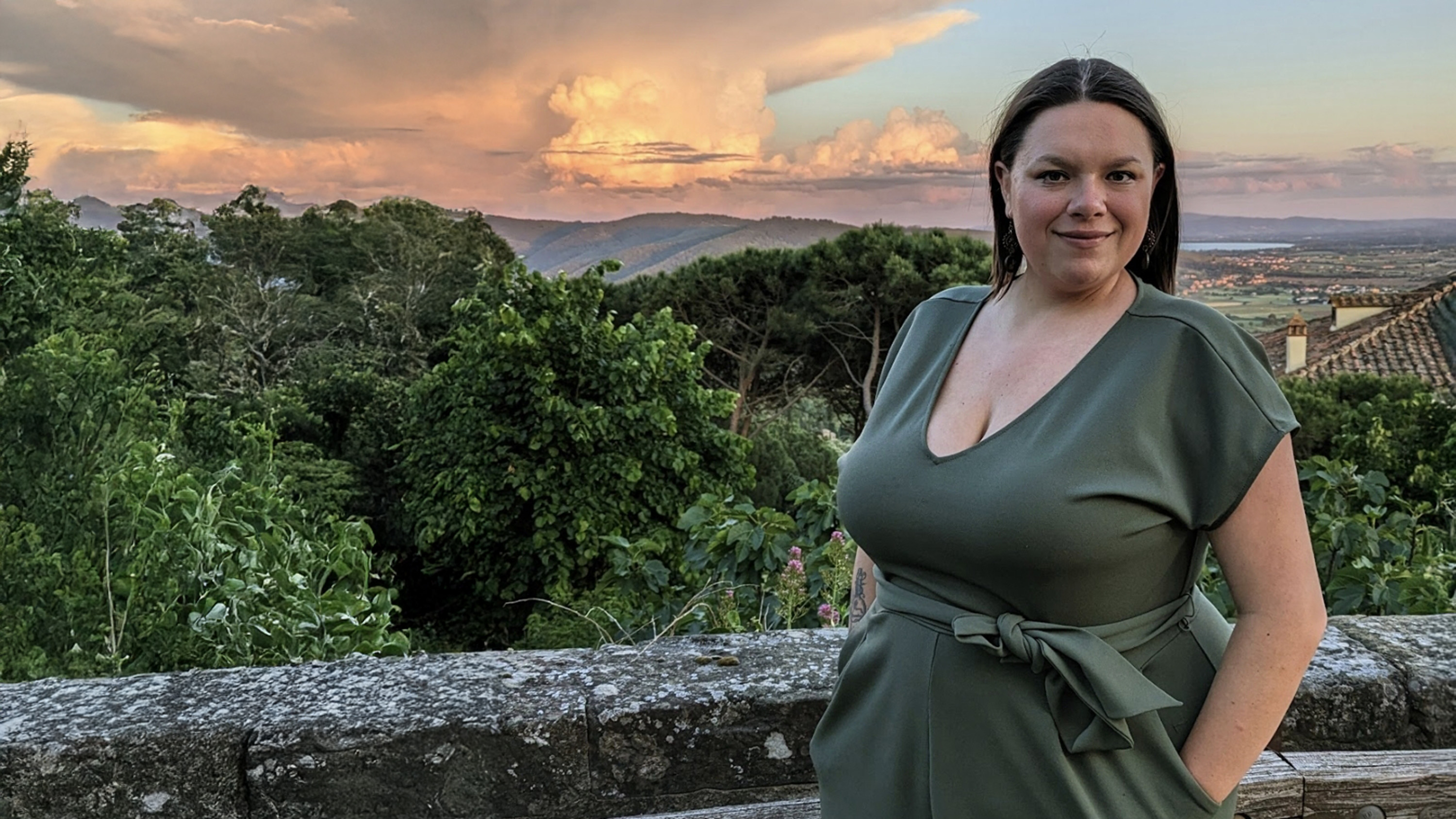 Taydem LaRocque in Cortona, Spain