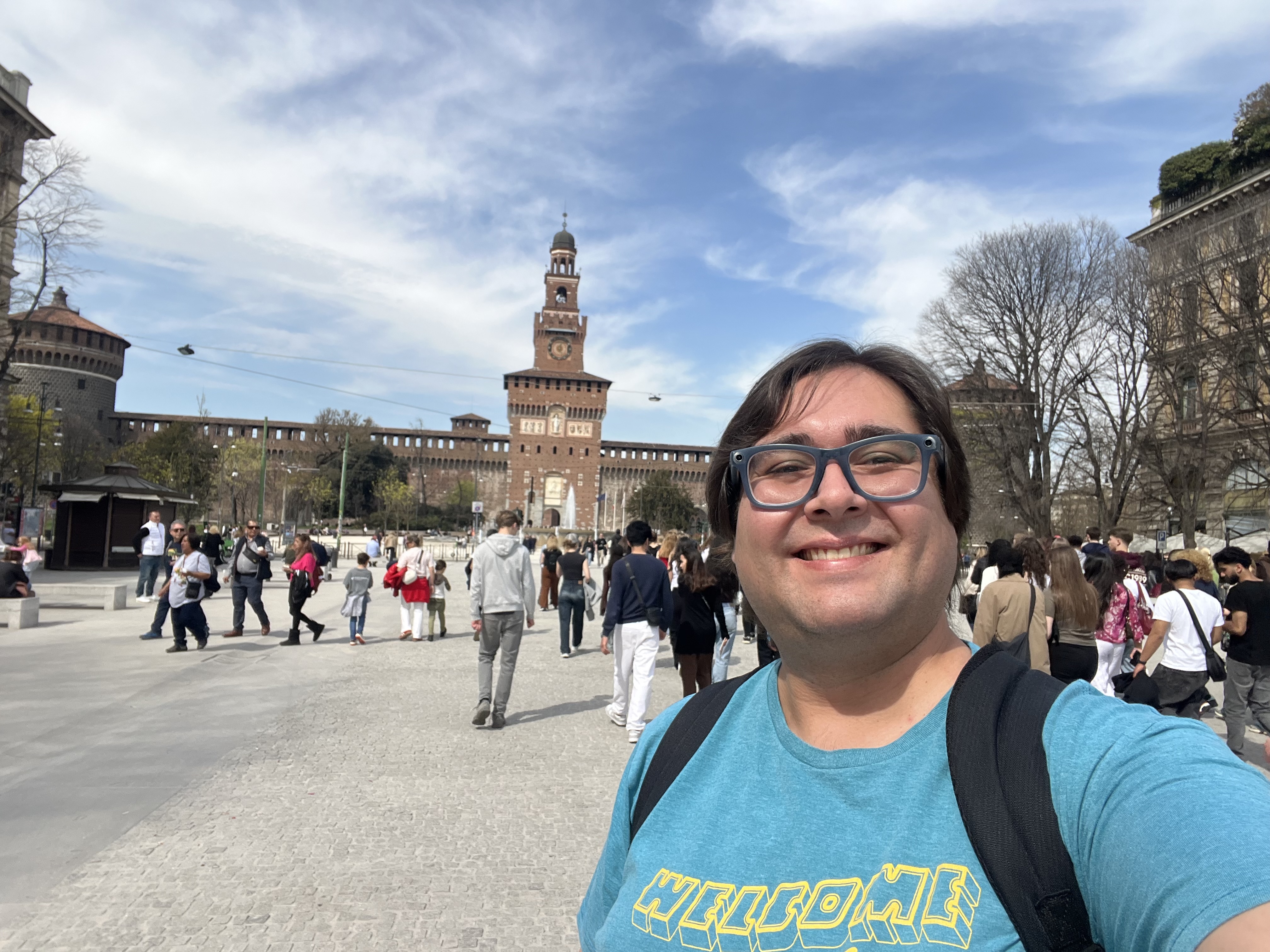 Sforzesco Castle in Milan, Italy