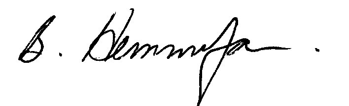 Brenda Hemmelgarn Signature