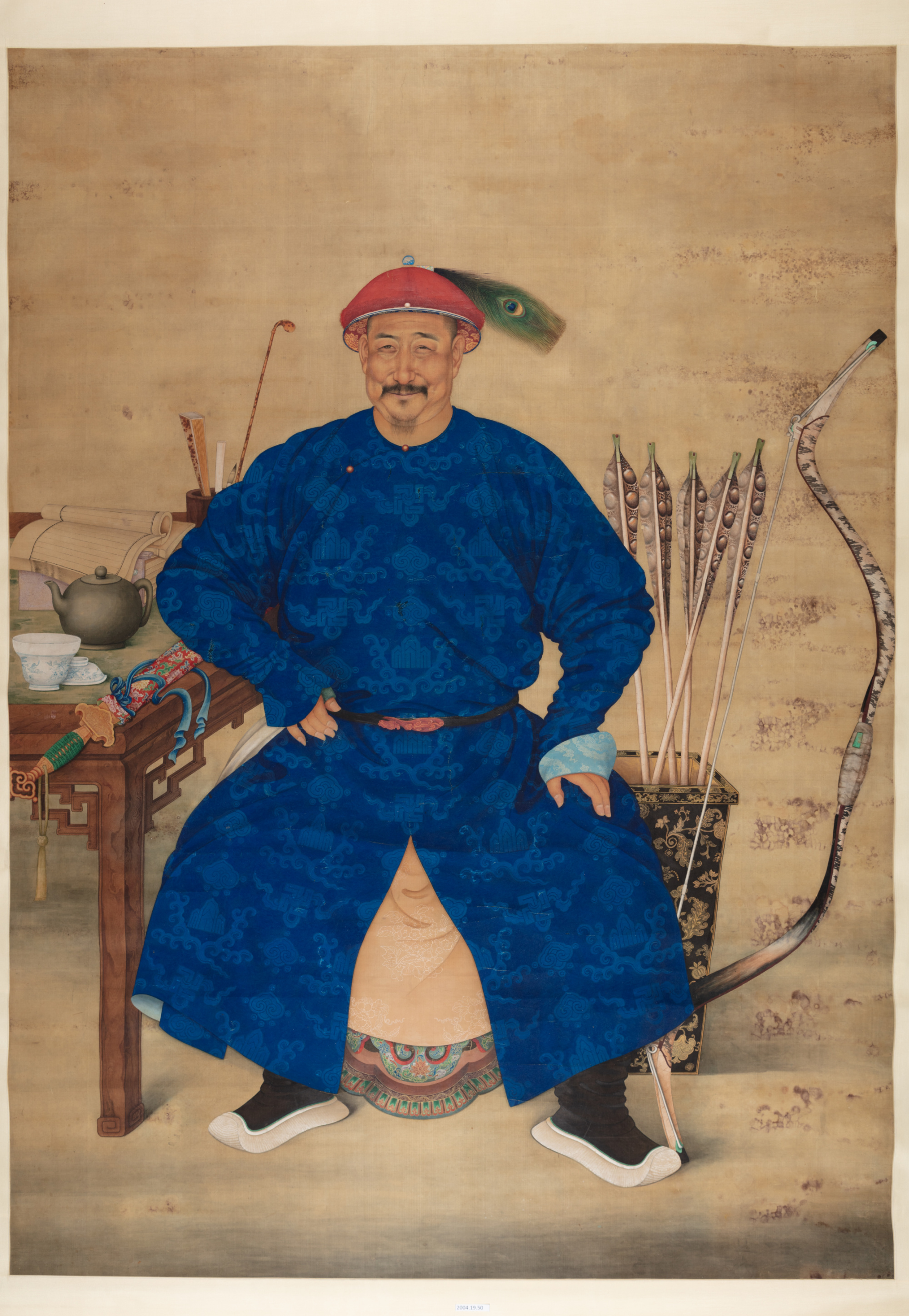 Figure 2: Portrait of a Bannerman, 1736-1795; Mactaggart Art Collection, University of Alberta Museums; Gift of Sandy and Cécile Mactaggart; 2004.19.50