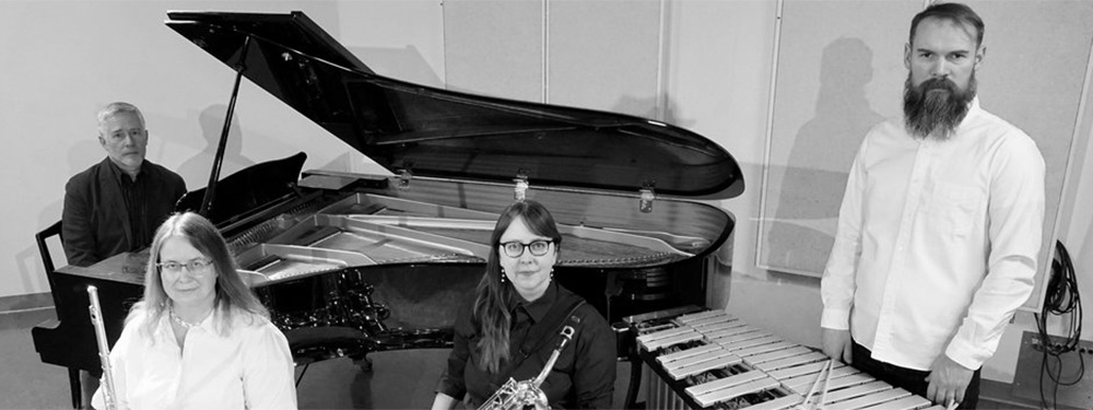 UltraViolet ensemble (l-r): Roger Admiral, Chenoa Anderson, Allison Balcetis and Mark Segger