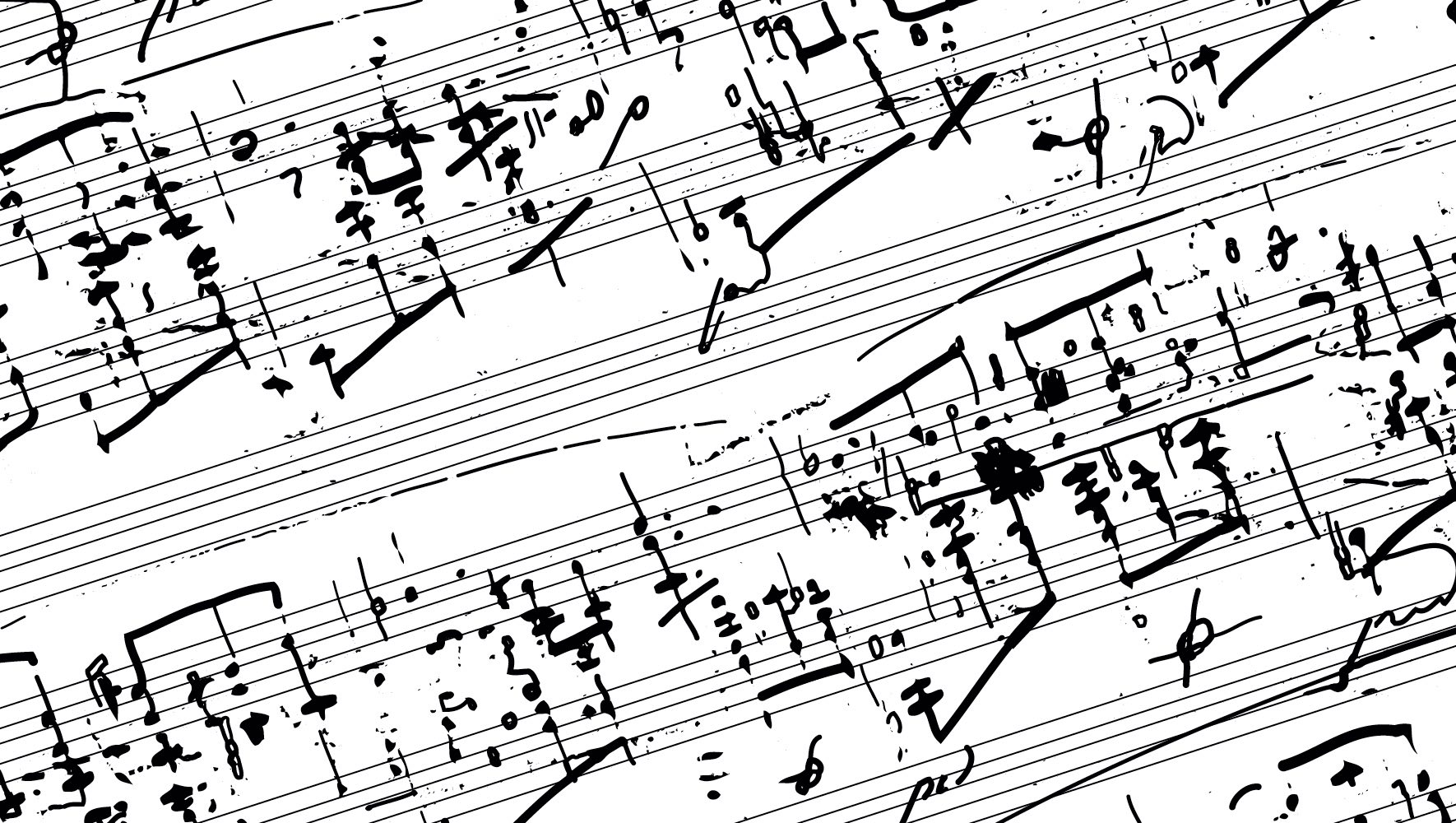 abstract music notation