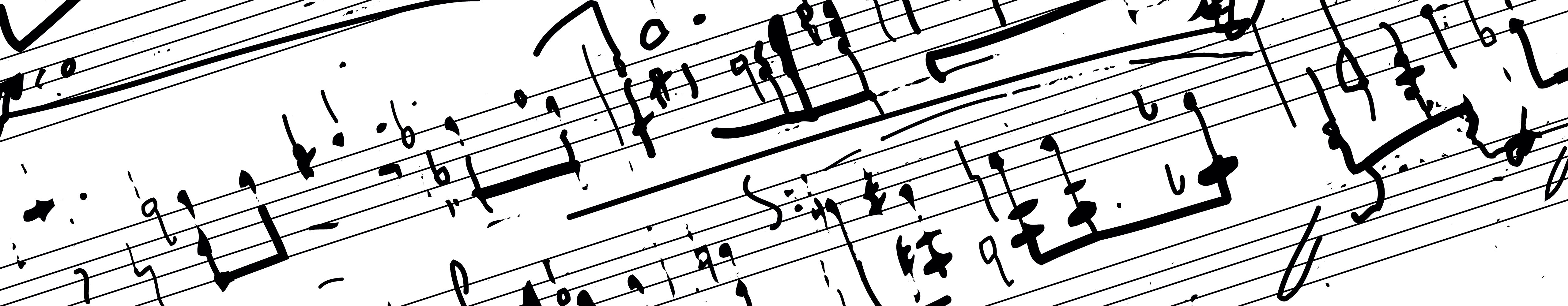 abstract music notation