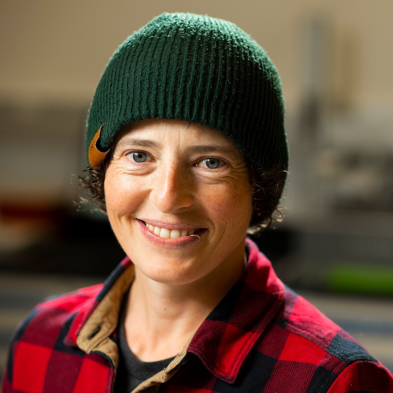 Head shot of Ali Criscitiello, a glaciologist working for the Canadian Ice Core Archive.