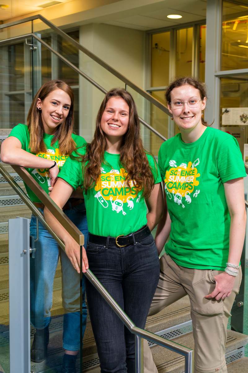 Science Summer Camp Leaders share their love of science with the next generation of scientists.