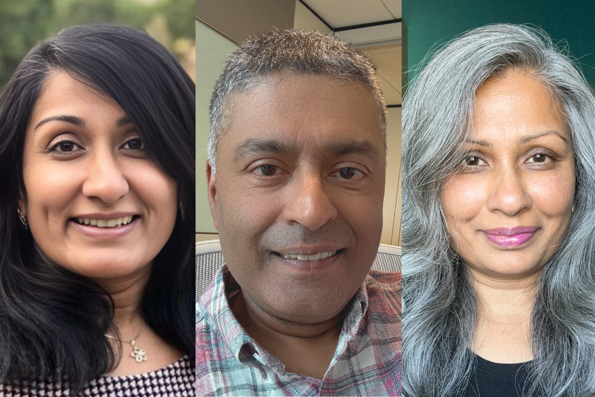 Siblings Kal Prabhakar, Ganesh Murdeshwar and Nandita Chakravarti.